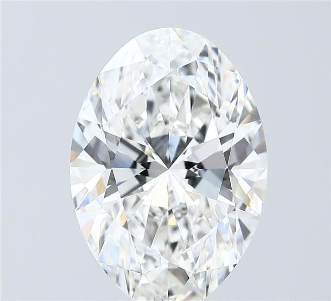 6.08 ct. oval Lab Grown Diamond front image