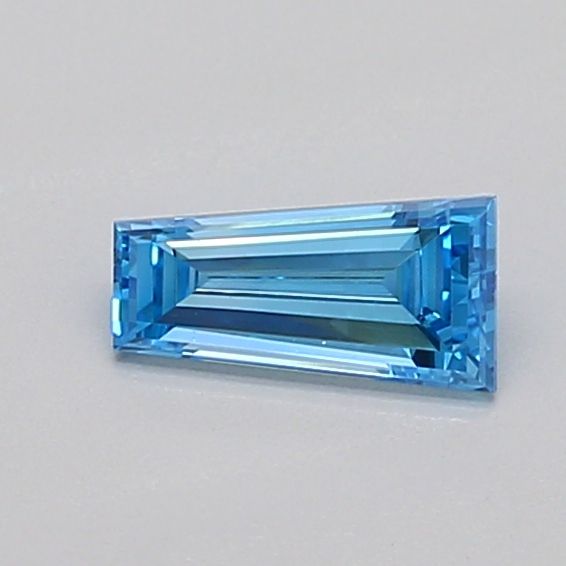 0.33 CT Fancy Vivid Blue TAPERED BAGUETTE