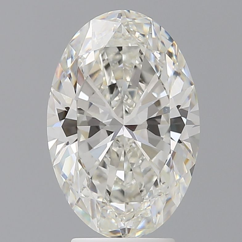4.06 ct. oval Lab Grown Diamond front image