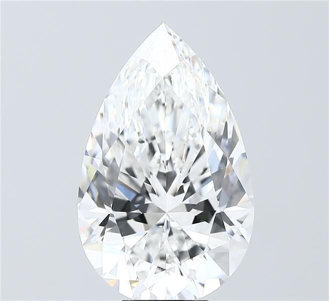 7.04 ct. pear Lab Grown Diamond front image