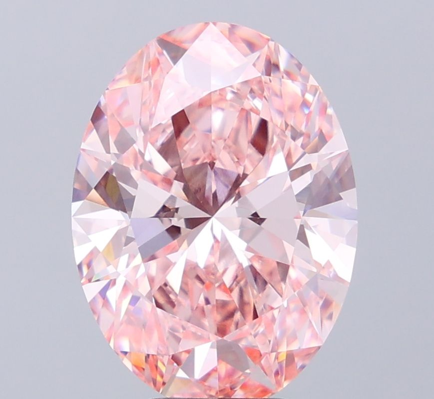6.27 ct. oval Lab Grown Diamond front image
