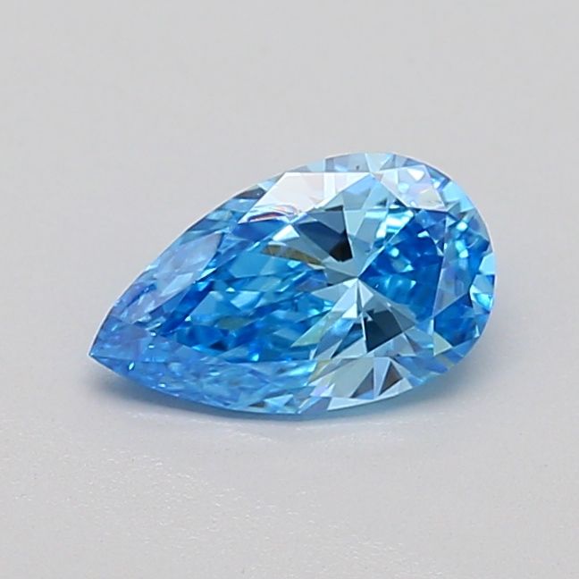 0.58 CT Fancy Vivid Blue PEAR