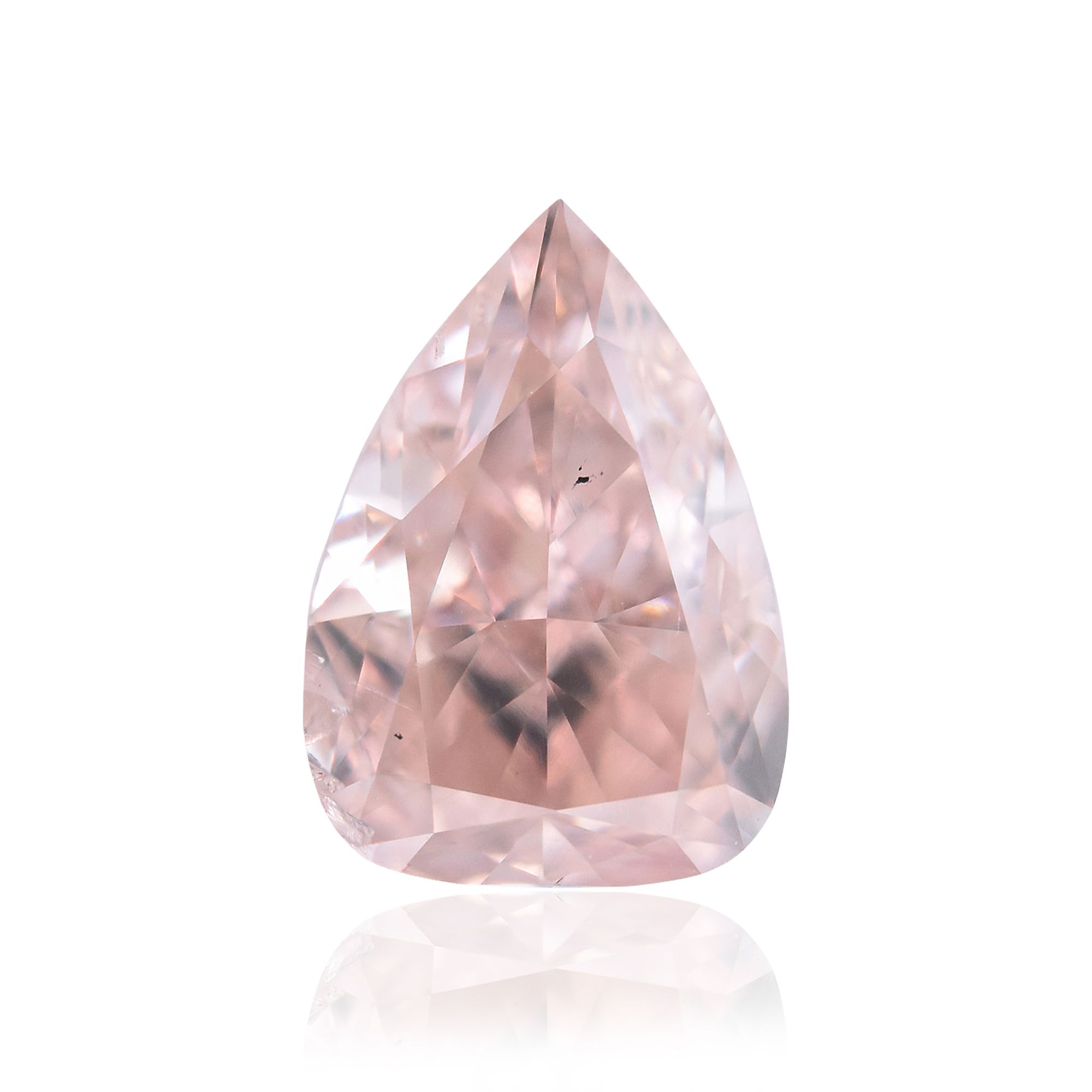Diament 1.03 ct Fancy Orangey Pink/I1