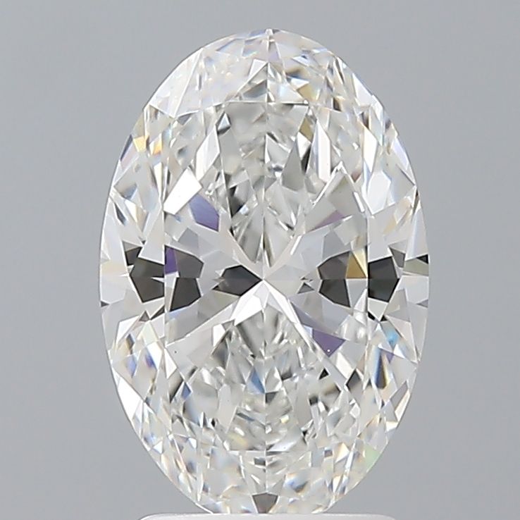 2.10 ct. oval Lab Grown Diamond front image