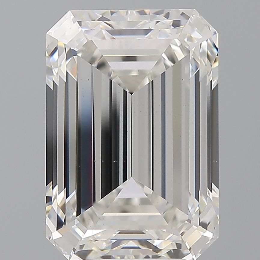 6.54 ct. emerald Lab Grown Diamond front image