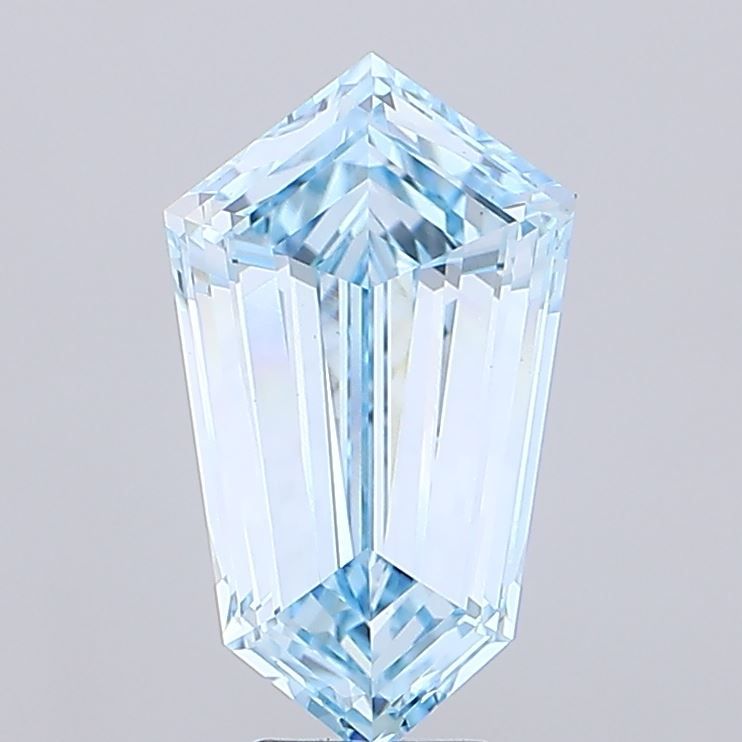 5.17 ct lab-grown Shield Diamond