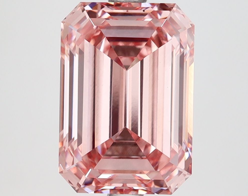 3.58 ct. emerald Lab Grown Diamond front image