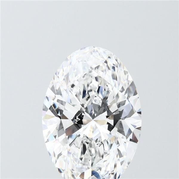 6.03 ct. oval Lab Grown Diamond front image