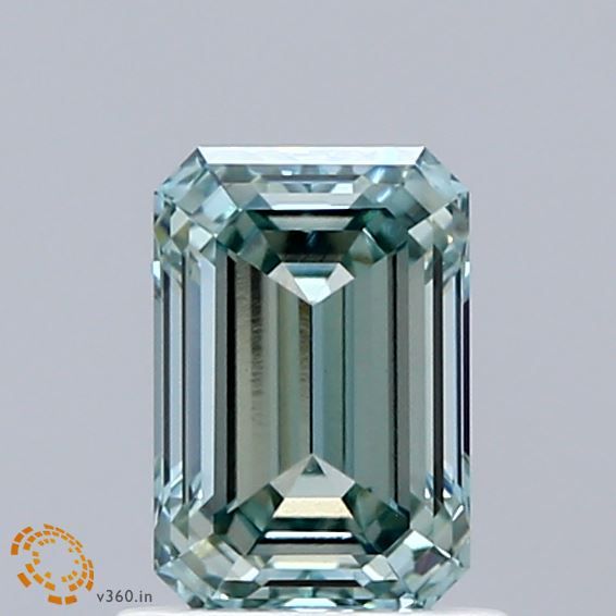 1.08 CT Fancy Intense Green EMERALD