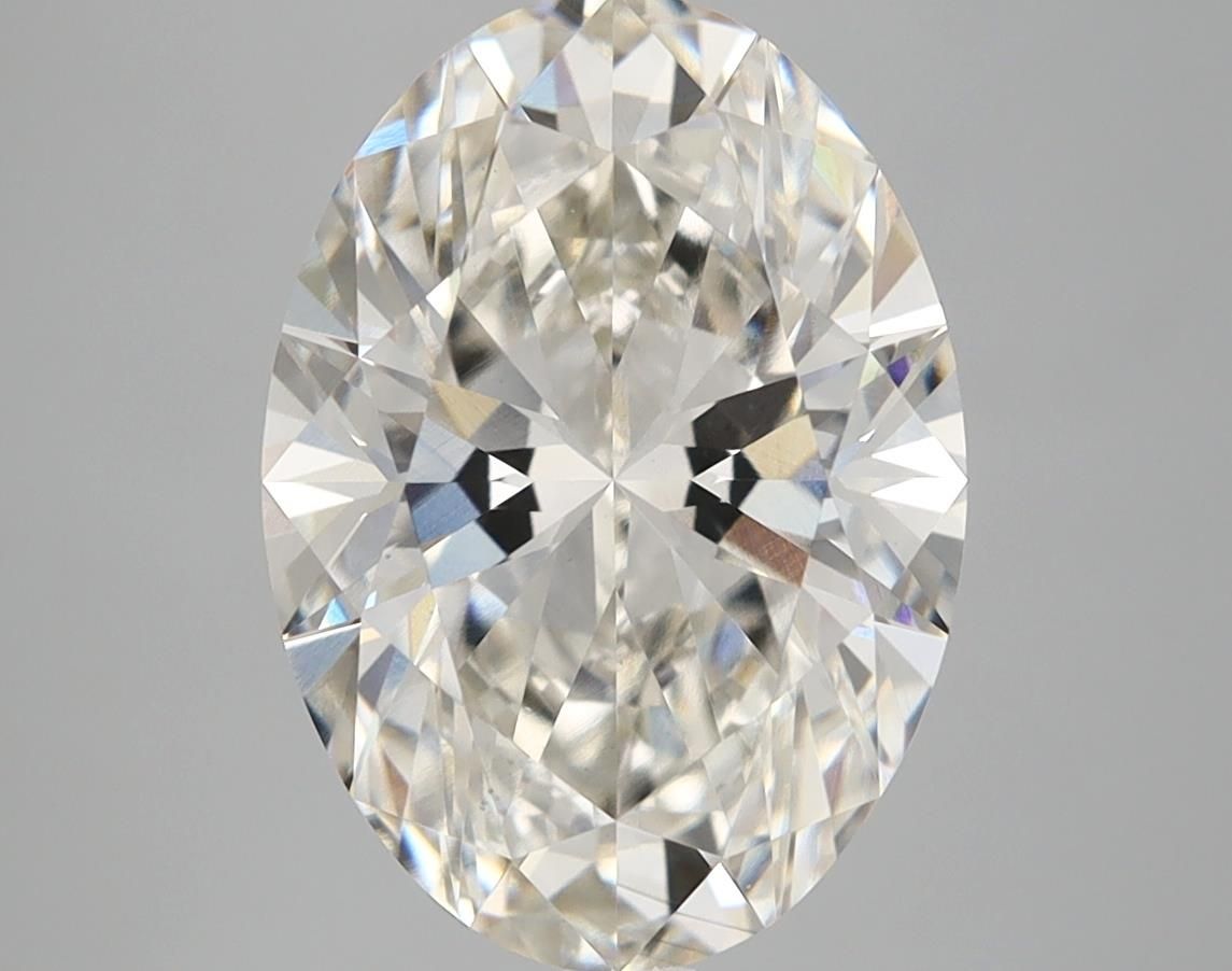 4.10 ct. oval Lab Grown Diamond front image