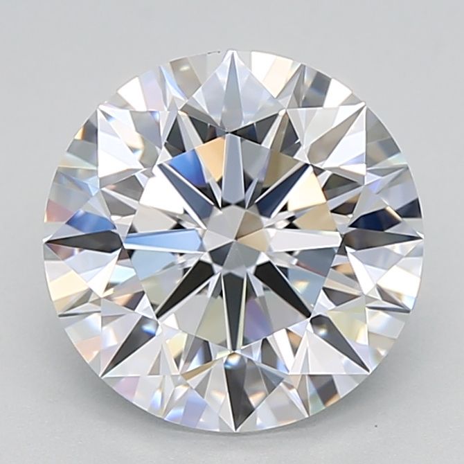 Diamant Rond 3.07 ct - Couleur D - Pureté VVS1
