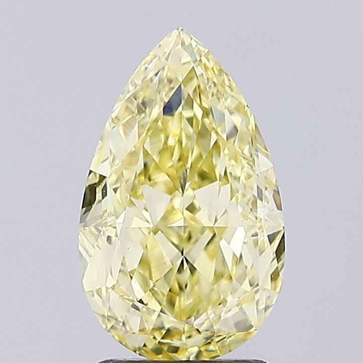 1.52 CT Fancy Yellow PEAR