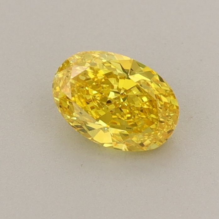 0.47 CT Fancy Vivid Yellow OVAL