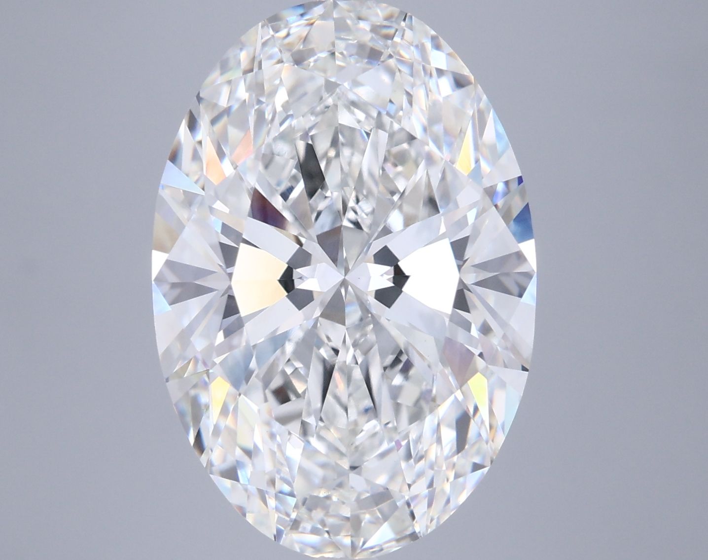 9.09 ct. oval Lab Grown Diamond front image