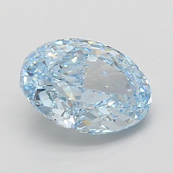 1.08 CT Fancy Vivid Blue OVAL