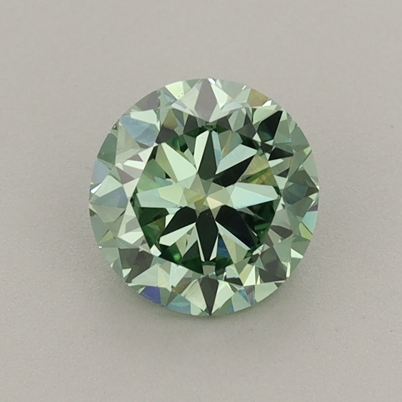 1.0 CT Fancy Vivid Green ROUND