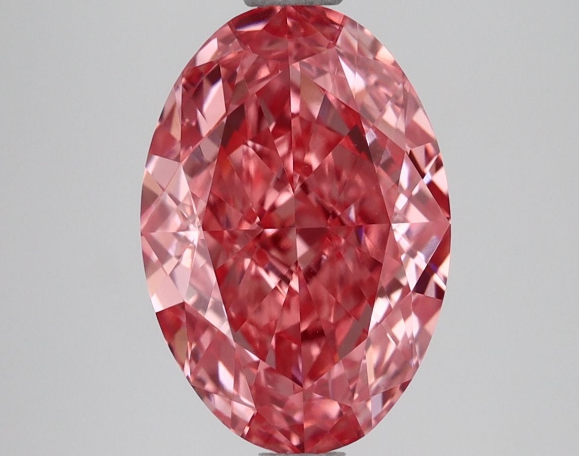 3.80 ct. oval Lab Grown Diamond front image