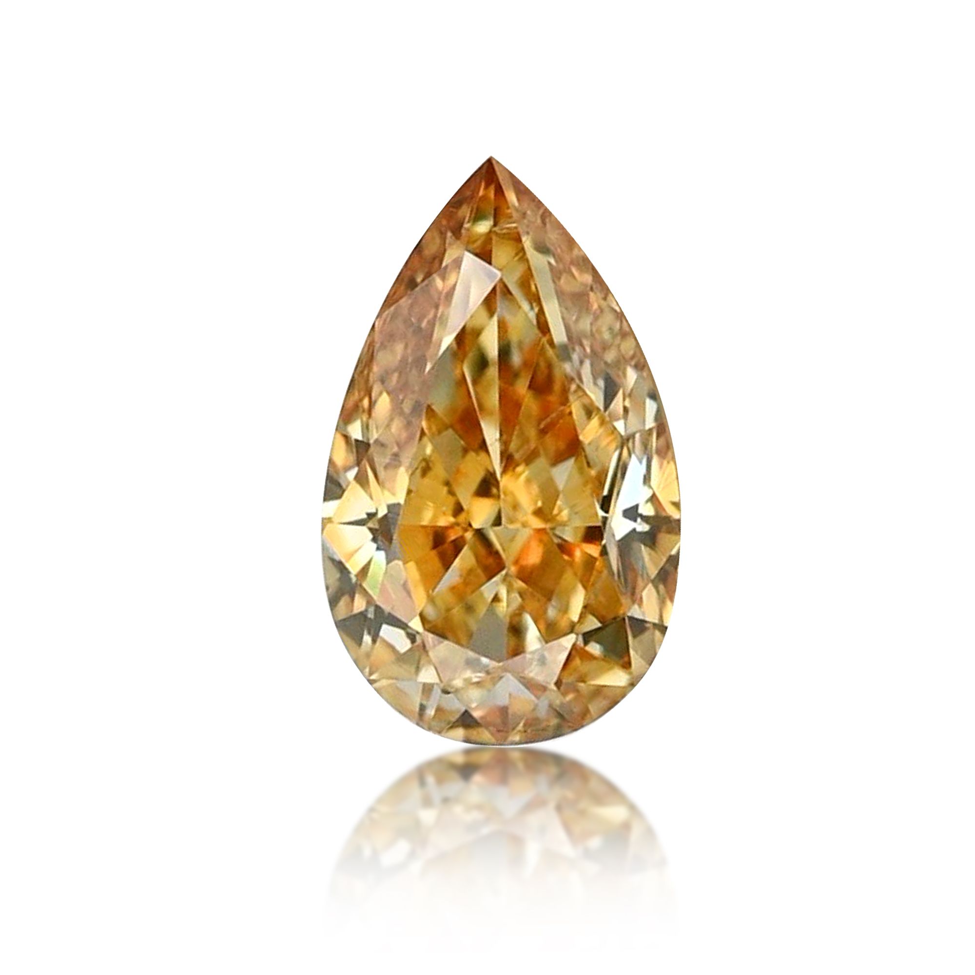 Diament 0.33 ct Fancy Intense Orangey Yellow/SI2