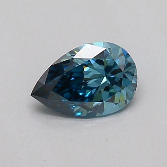 0.19 CT Fancy Vivid Blue PEAR