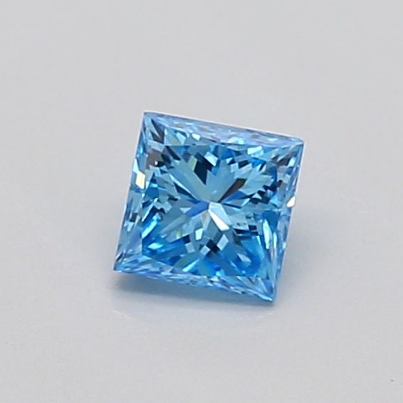 0.34 CT Fancy Vivid Blue PRINCESS