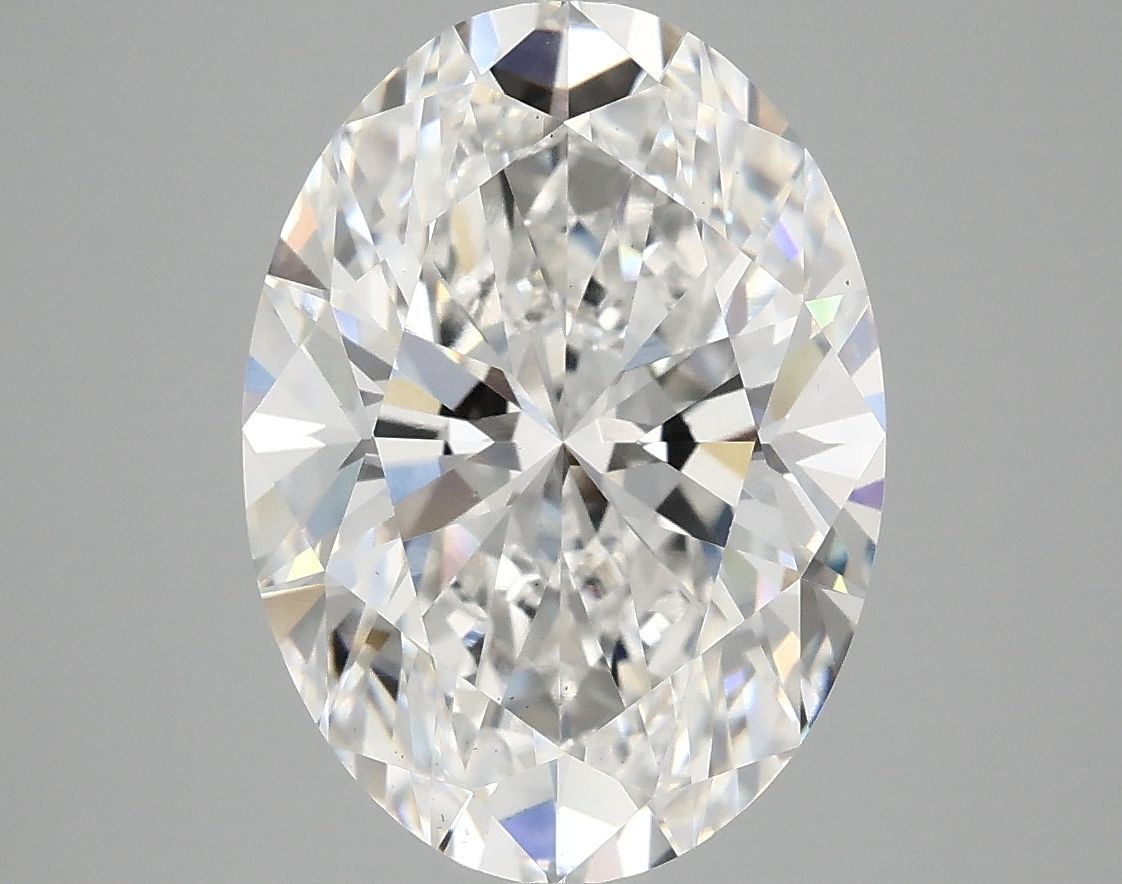 5.01 ct. oval Lab Grown Diamond front image