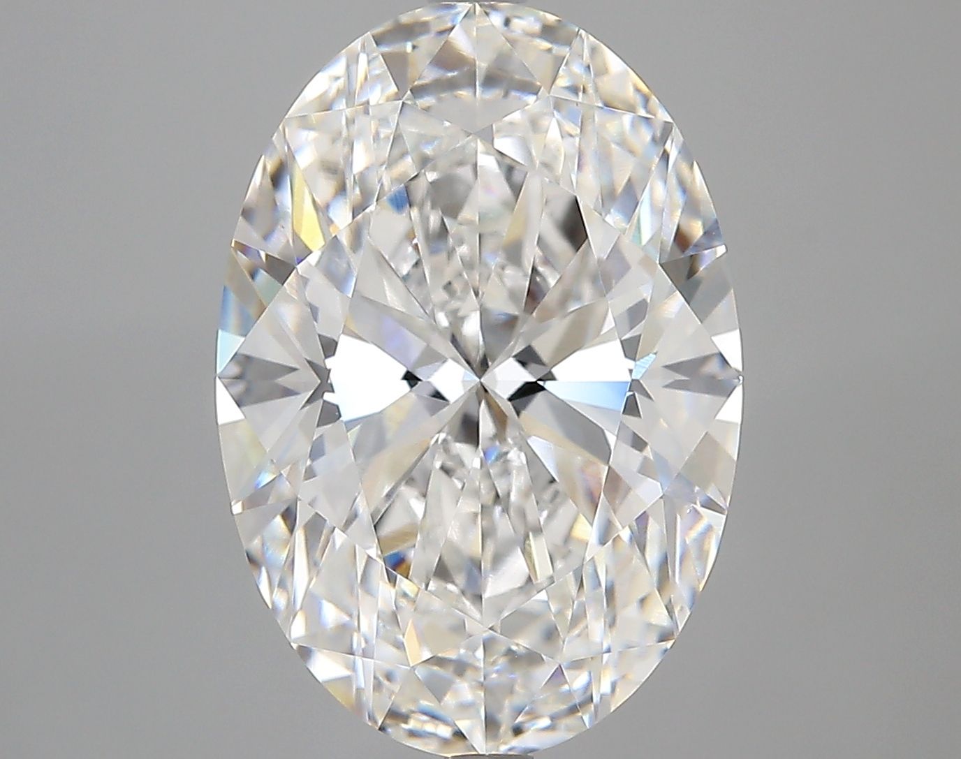7.08 ct. oval Lab Grown Diamond front image
