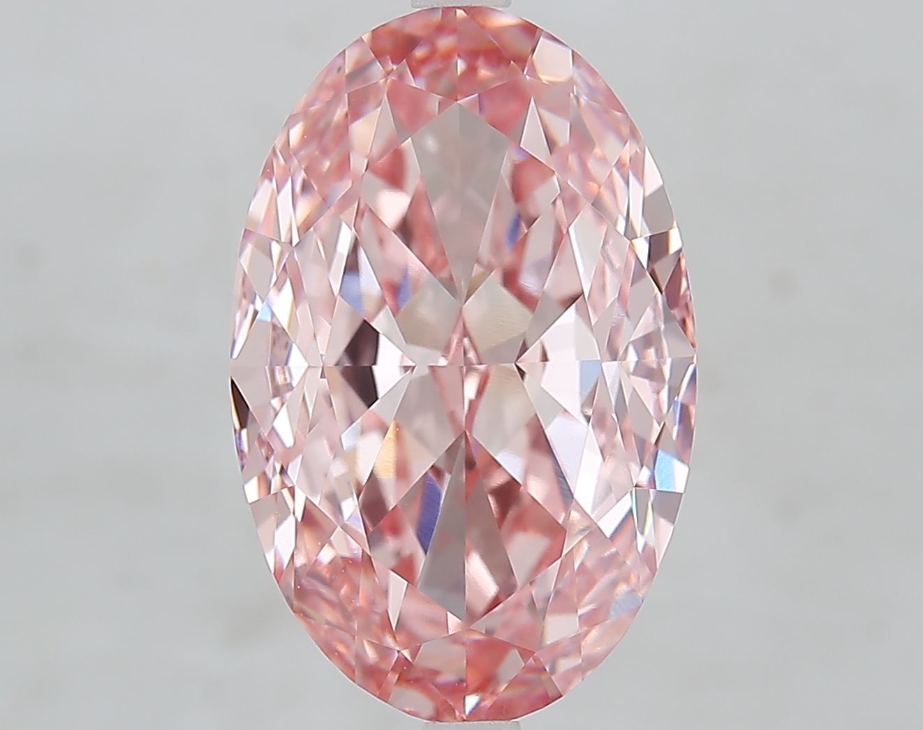 8.03 ct. oval Lab Grown Diamond front image