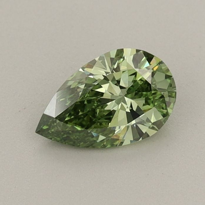 0.48 CT Fancy Vivid Green PEAR