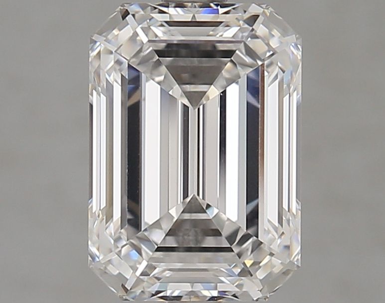 Diamant Émeraude 3.06 ct - Couleur D - Pureté VVS2