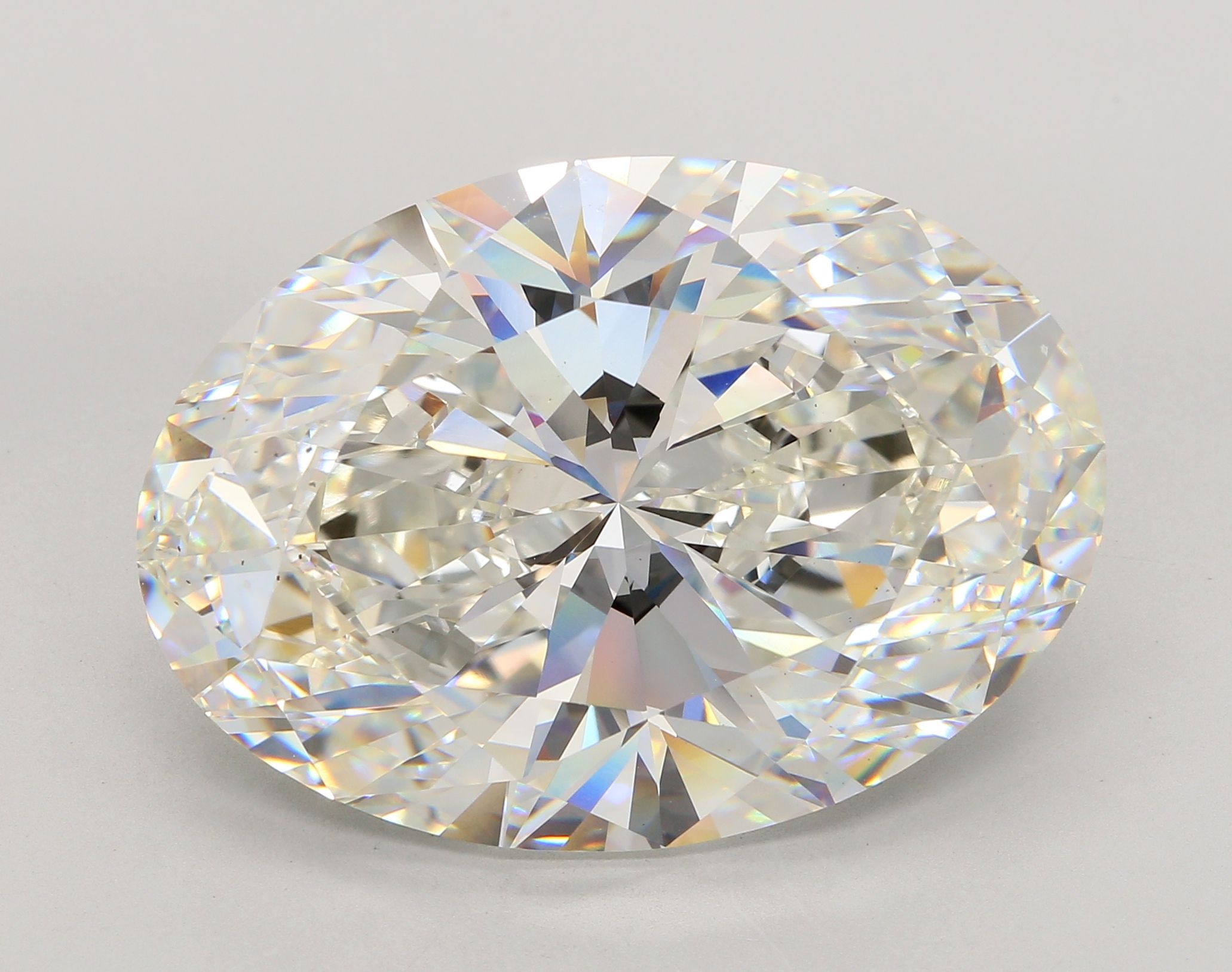 40.07 ct. oval Lab Grown Diamond front image