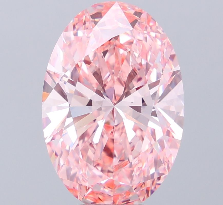6.40 ct. oval Lab Grown Diamond front image