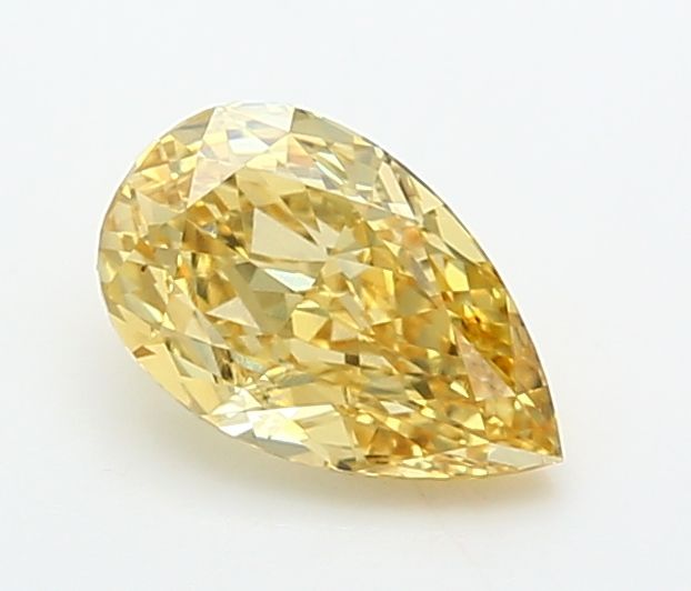 0.96 CT Fancy Vivid Yellow PEAR
