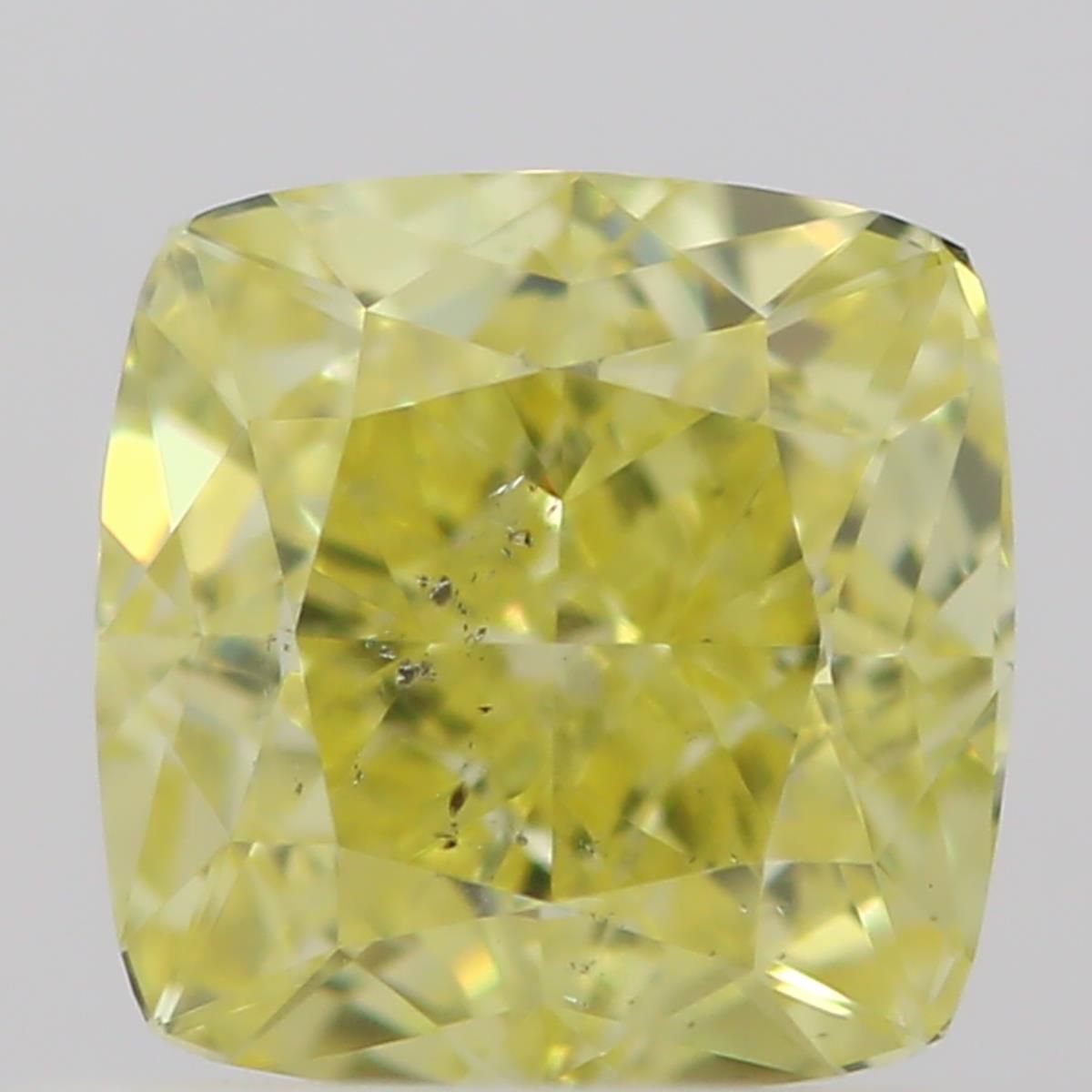 Diament 0.6 ct Fancy Intense Yellow/SI2