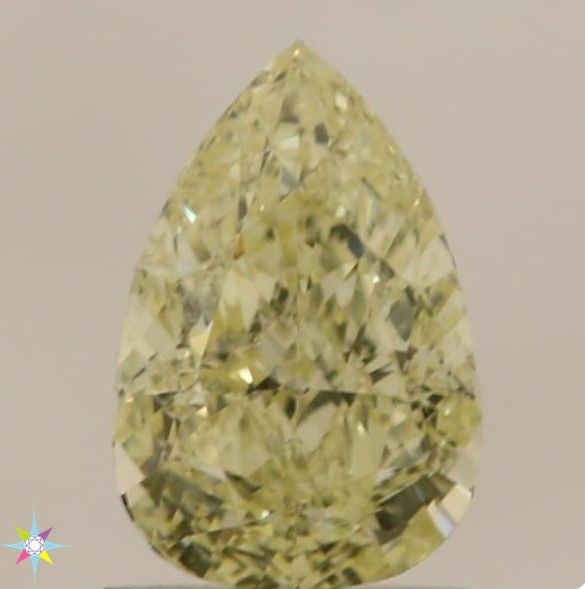 Diament 1.01 ct Fancy Dark Gray Greenish Yellow/I2