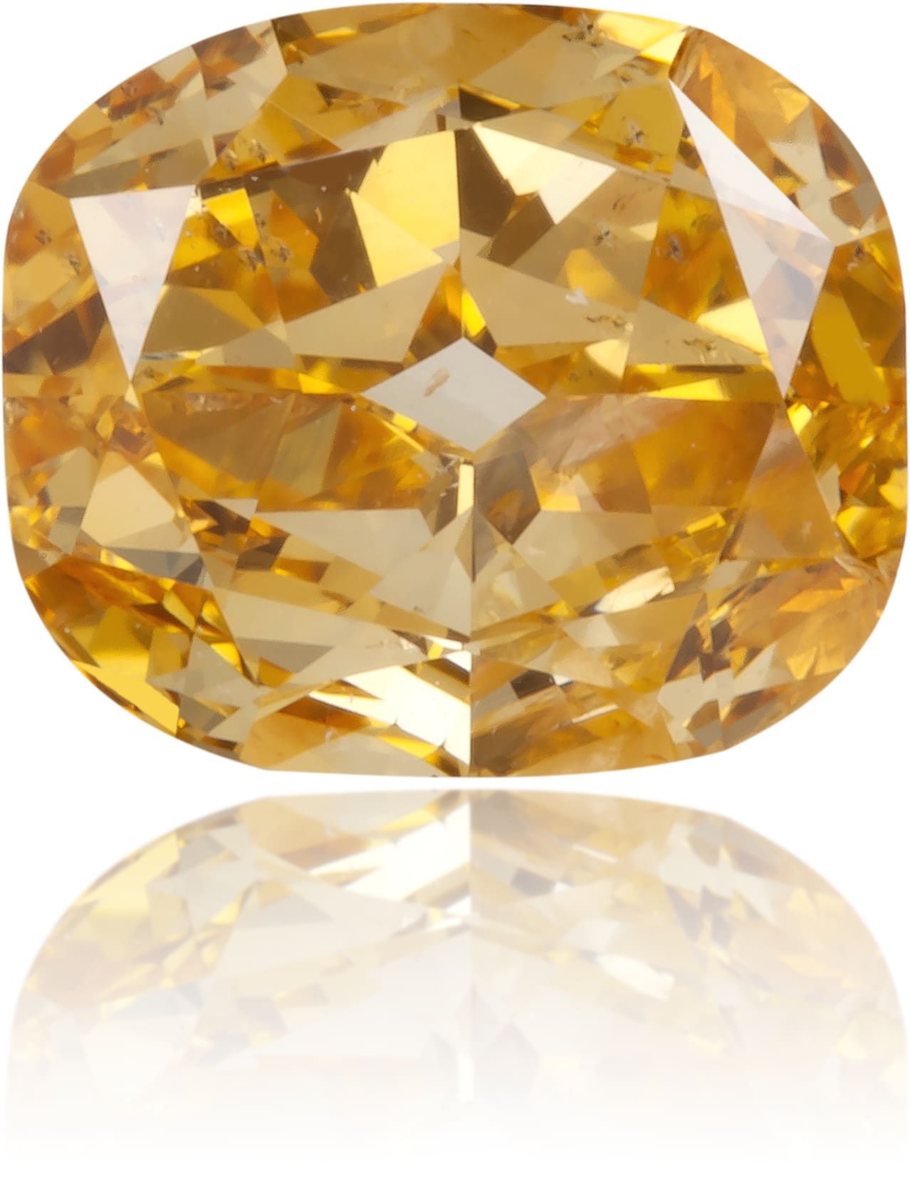 Diament 0.57 ct Fancy Intense Yellowish Orange/I1