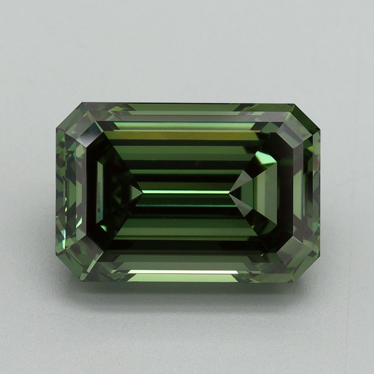 5.18 ct. emerald Lab Grown Diamond front image
