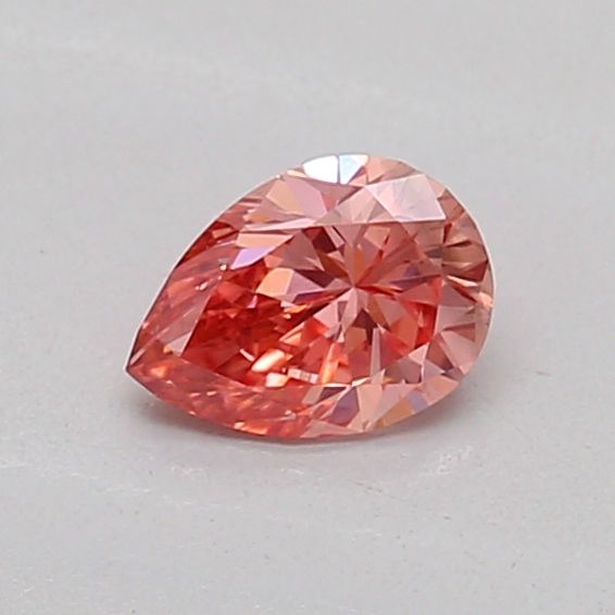 0.19 CT Fancy Vivid Pink PEAR