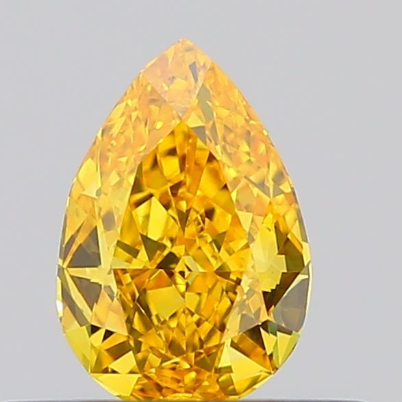 Diament 0.33 ct Fancy Vivid Orangey Yellow/SI1