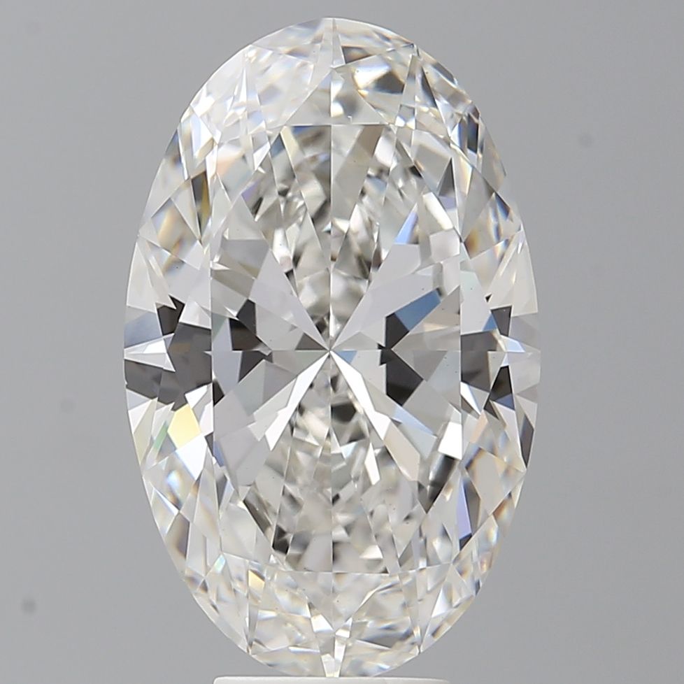 7.08 ct. oval Lab Grown Diamond front image