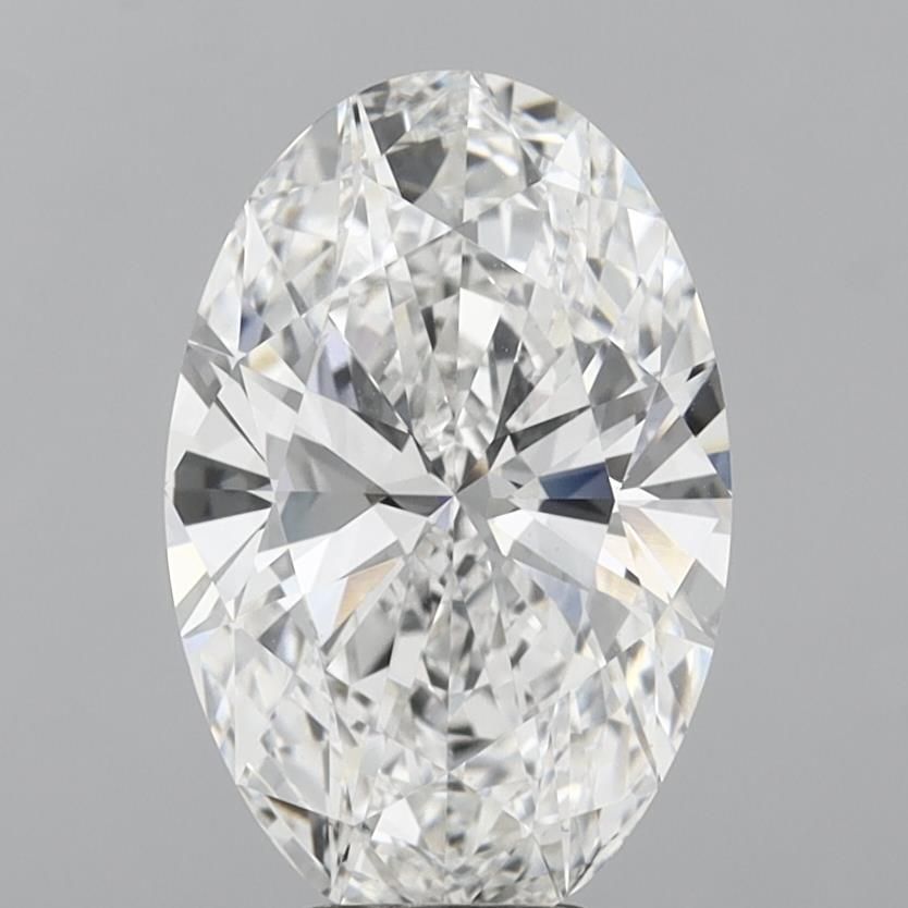 6.05 ct. oval Lab Grown Diamond front image