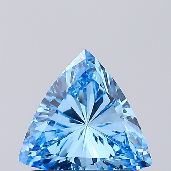 0.57 CT Fancy Vivid Blue TRIANGULAR