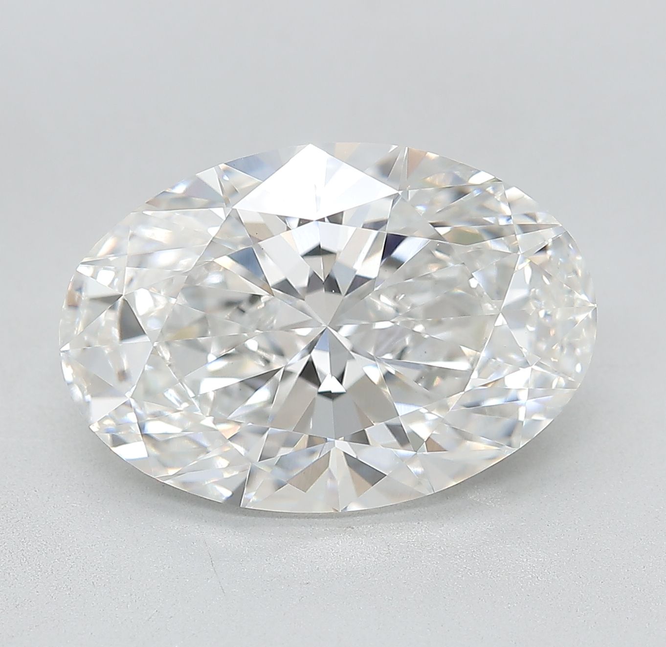 6.18 ct. oval Lab Grown Diamond front image