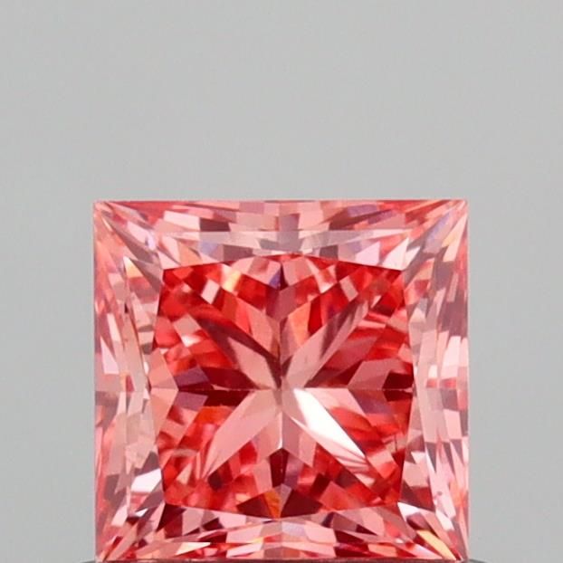 0.69 ct. princess Lab Grown Diamond front image