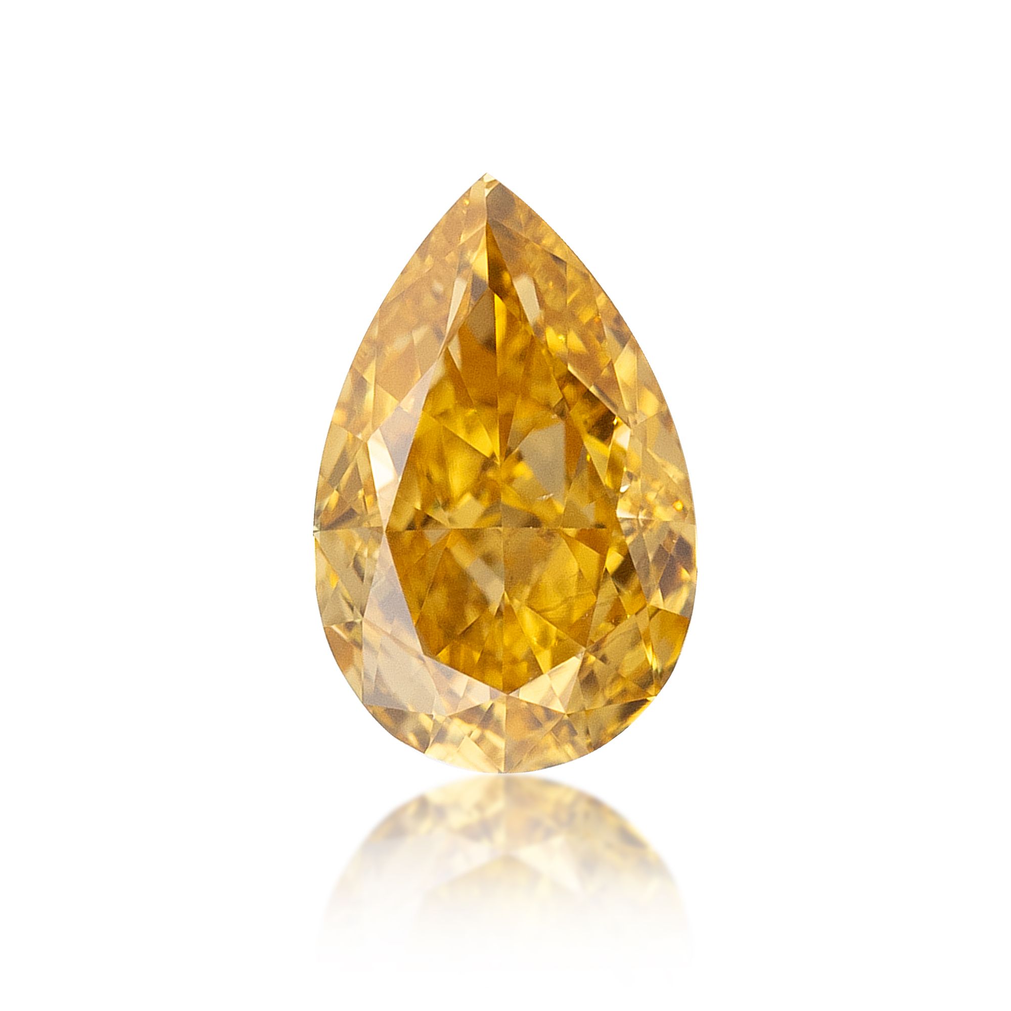 Diament 0.34 ct Fancy Intense Orange Yellow/VS1