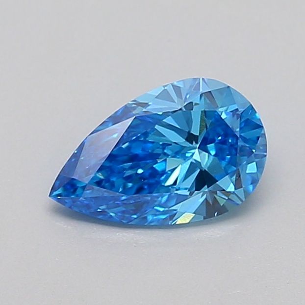 0.62 CT Fancy Vivid Blue PEAR
