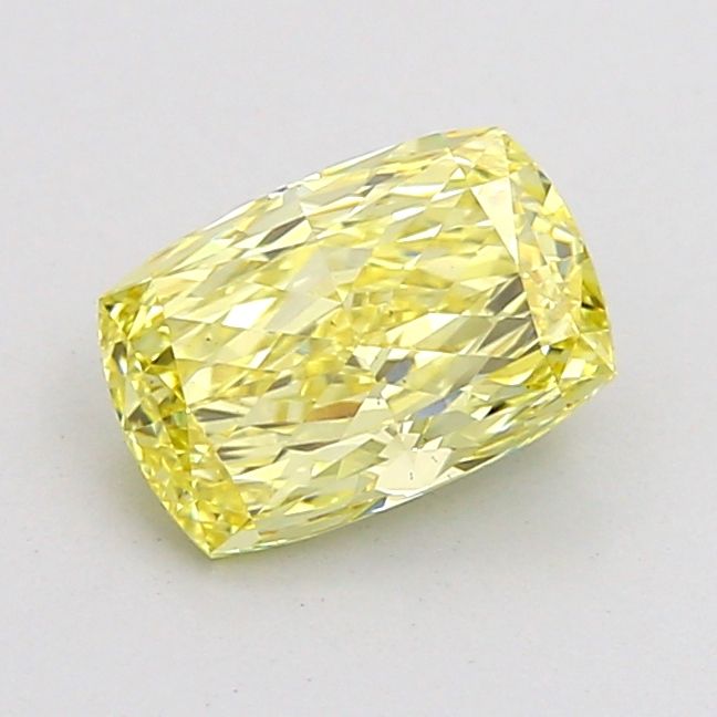 1.06 CT Fancy Intense Yellow CUSHION MODIFIED
