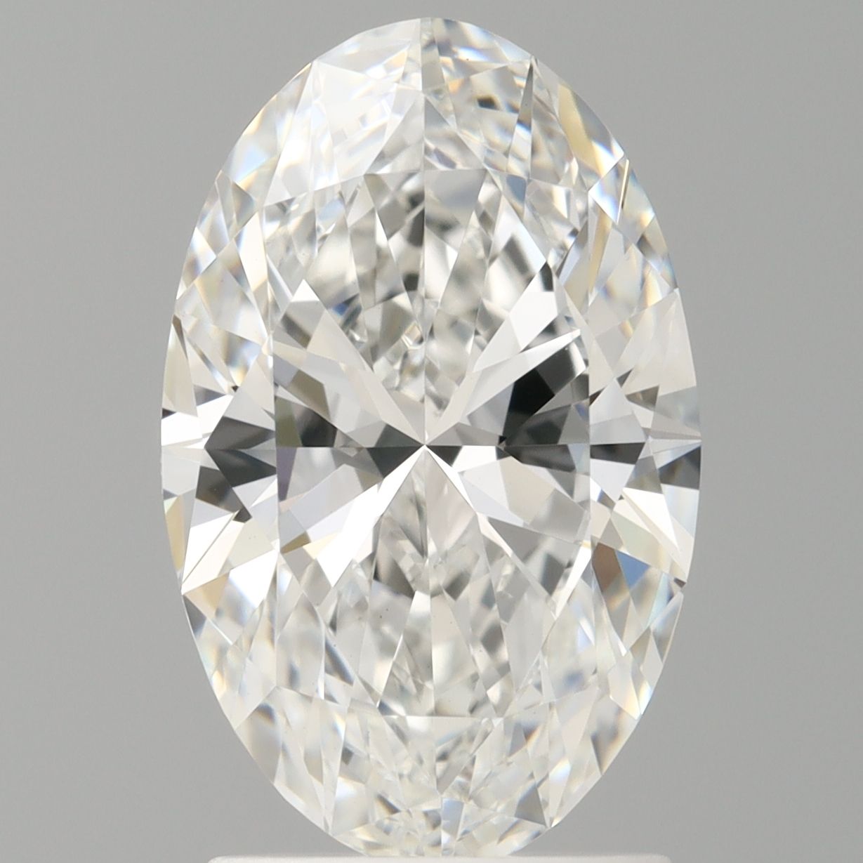2.02 ct. oval Lab Grown Diamond front image