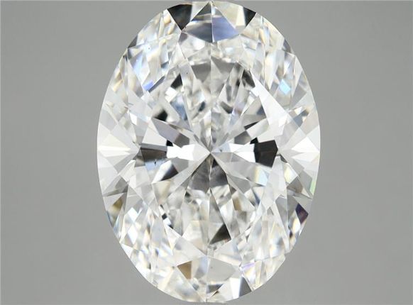 5.73 ct. oval Lab Grown Diamond front image