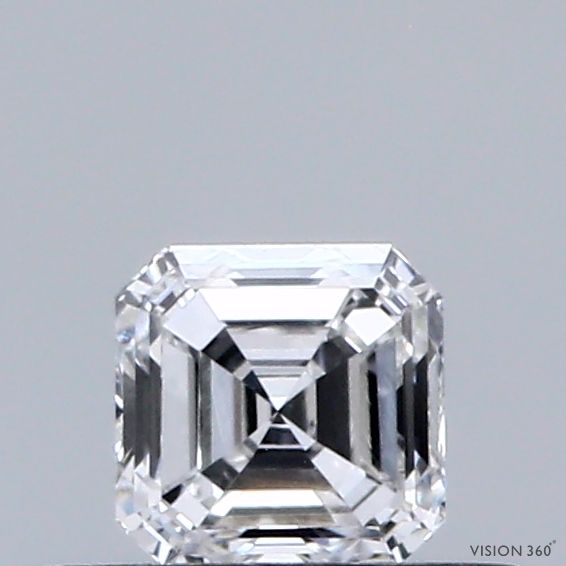 0.36 ct lab-grown Asscher Diamond