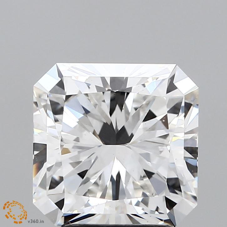 3.11 ct lab-grown Square radiant Diamond